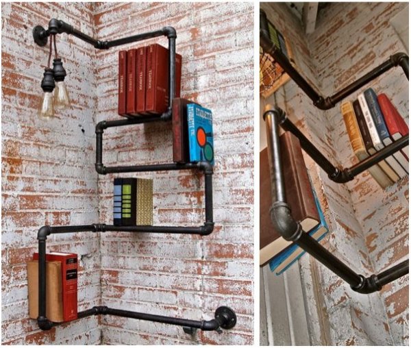 etagere d'angle a faire soi meme