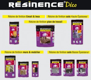 Les produits Résinence Déco Les produits Résinence Déco