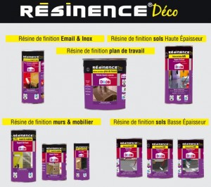 Les produits Résinence Déco