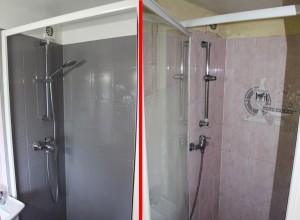 Résinence Color : Salle de bain Avant / Après