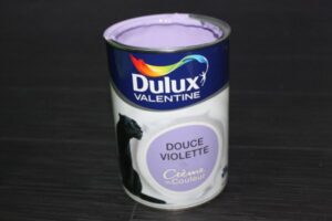 Peinture acrylique Dulux valentine crème de Couleur - couleur Douce Violette