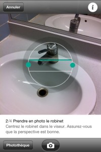 Prendre une photo de votre lavabo