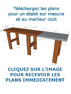 Plan de l'établi en bastaing