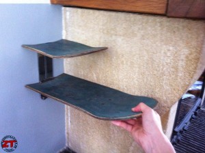 Fabriquer étagère Skateboard