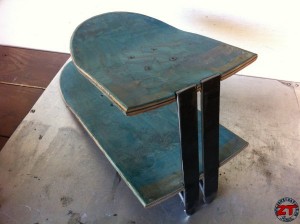 Fabriquer étagère Skateboard