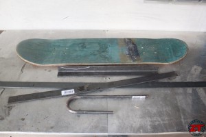 Fabriquer étagère Skateboard