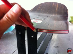 Fabriquer étagère Skateboard