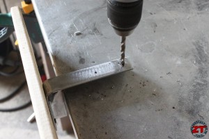 Conception étagère de chevet skateboard