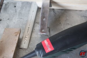 Conception étagère de chevet skateboard