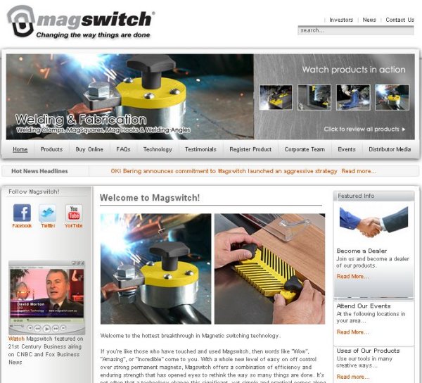 MagSwitch Site Internet