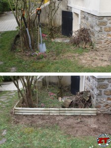 Bordure de jardin avant apres (1)