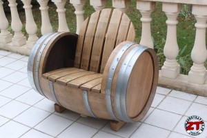 Chaise barrique fut etape 2