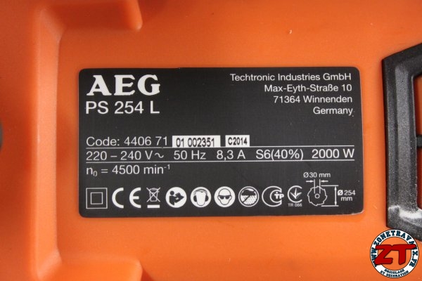 AEG Scie onglet radiale PS254L