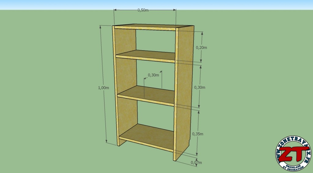 Etagère bibliothèque DIY