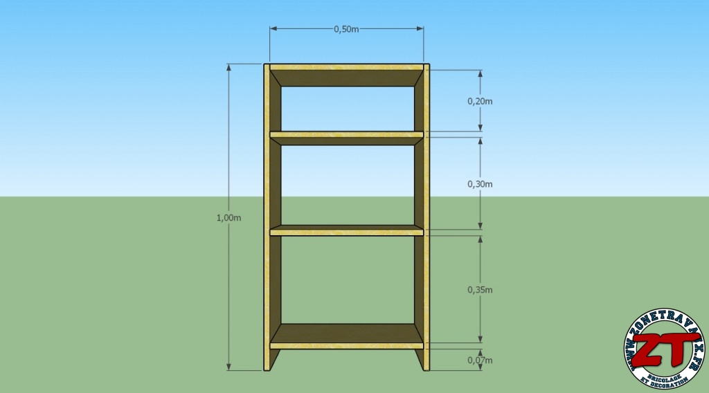 Etagère bibliothèque DIY