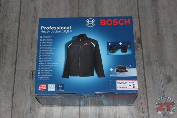 Veste chauffante avec réglage de la température.  Veste Chauffante - Bosch  Outillage Electro-Portatif