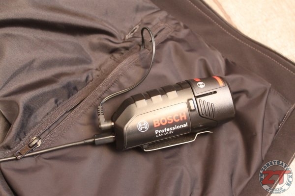 Test Bosch Pro : Veste chauffante 10,8V 2Ah