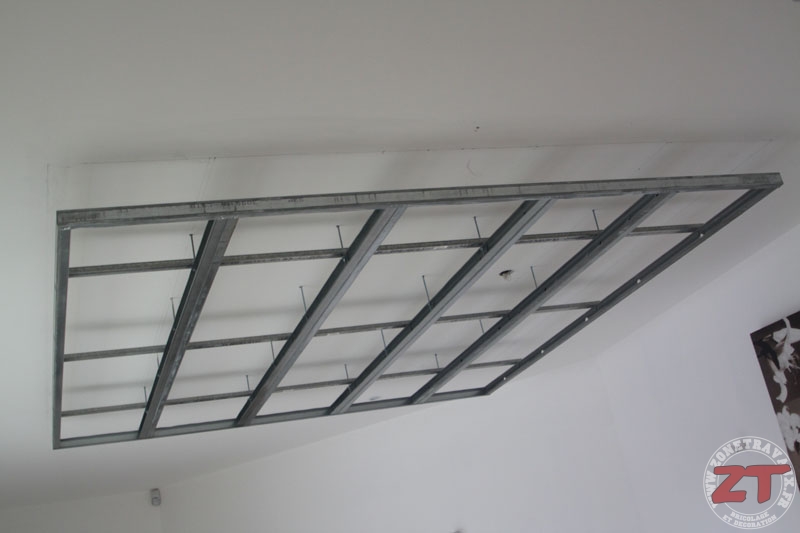 Corniere plafond suspendu