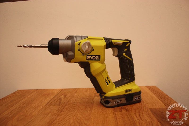 Test : Le perforateur RYOBI R18SDS One +