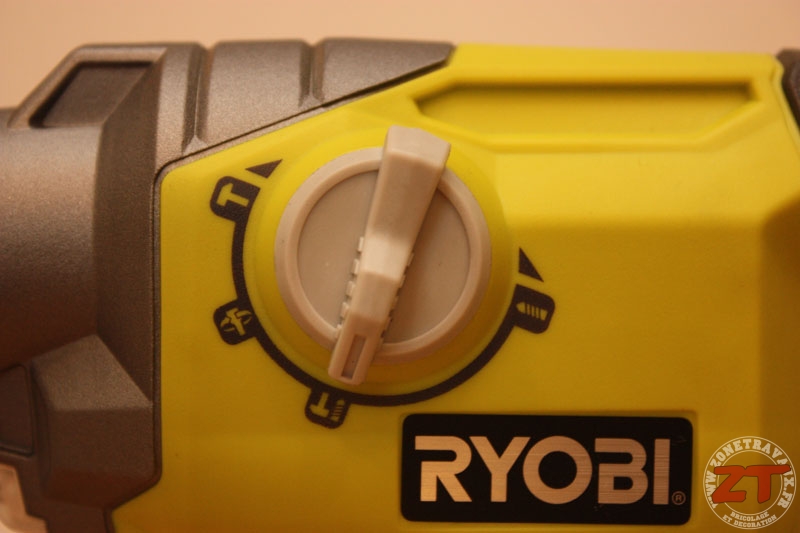 Test : Le perforateur RYOBI R18SDS One +