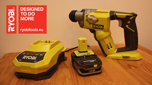 Test : Le perforateur RYOBI R18SDS One +