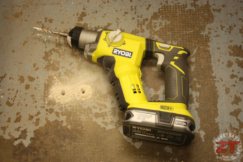 Test : Le perforateur RYOBI R18SDS One +