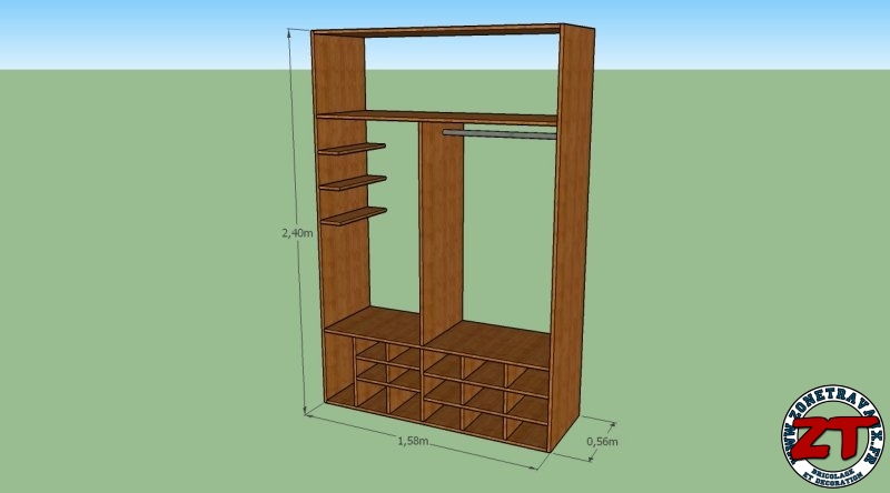 Realiser un meuble d'entrée en bois sur mesure