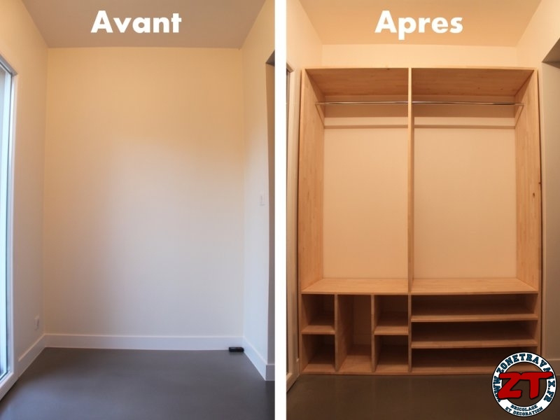 Realiser un meuble d'entrée en bois sur mesure