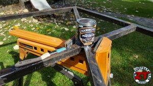 Fabrication restauration portillon en bois acier