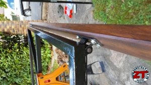 Fabrication restauration portillon en bois acier