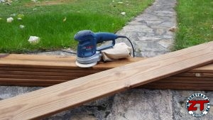 Fabrication restauration portillon en bois acier