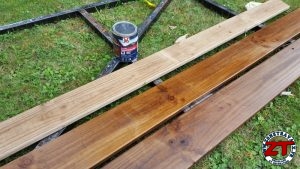Fabrication restauration portillon en bois acier