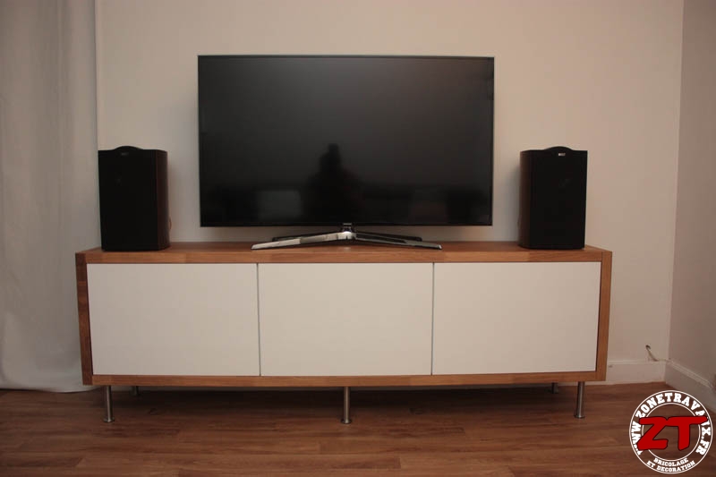 Ikea Hack Un Meuble Tv Avec Des Meubles De Cuisine