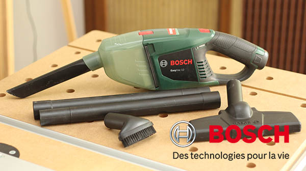 Test outillage : L'aspirateur sans fil BOSCH EasyVac 12